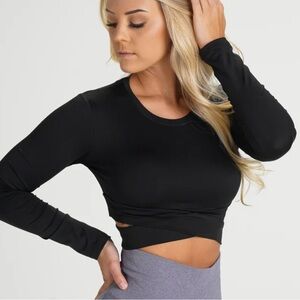 NVGTN Black Crossbody Long Sleeve